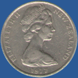 20 центов Новой Зеландии 1977 года