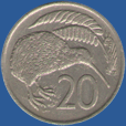 Смотреть 20 центов Новой Зеландии