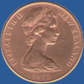 2 цента Новой Зеландии 1972 года
